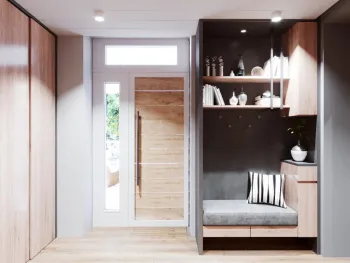 Интерьер прихожей в современном стиле смотреть на Basicdecor
