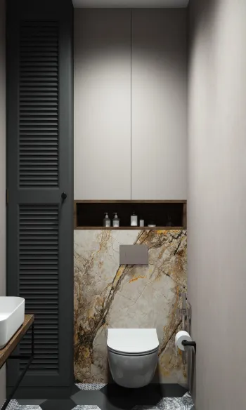 Интерьер ванной  смотреть на Basicdecor
