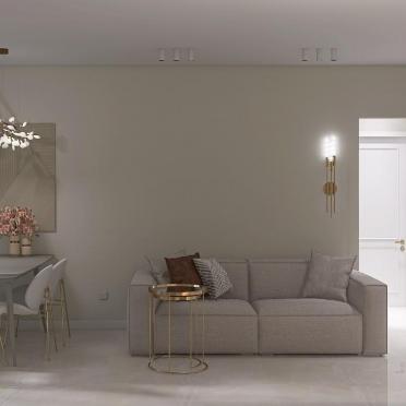 Интерьер гостиной c подсветкой  смотреть на Basicdecor