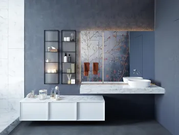 Интерьер ванной в современном стиле смотреть на Basicdecor