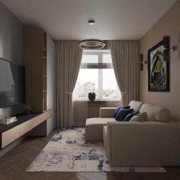 Интерьер гостиной  смотреть на Basicdecor