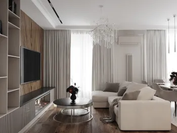 Интерьер гостиной в неоклассике смотреть на Basicdecor