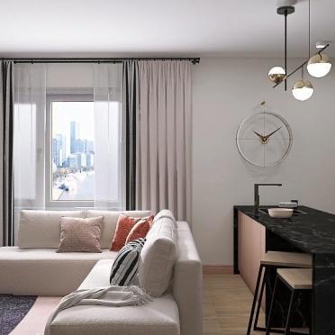 Интерьер гостиной  смотреть на Basicdecor