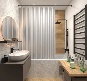 Интерьер ванной  смотреть на Basicdecor