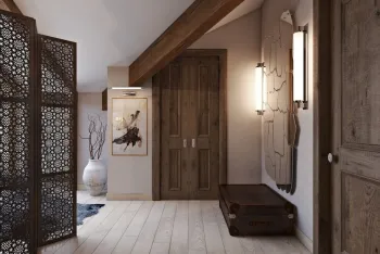 Интерьер коридора в стиле лофт смотреть на Basicdecor