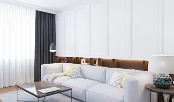 Интерьер гостиной в современном стиле смотреть на Basicdecor