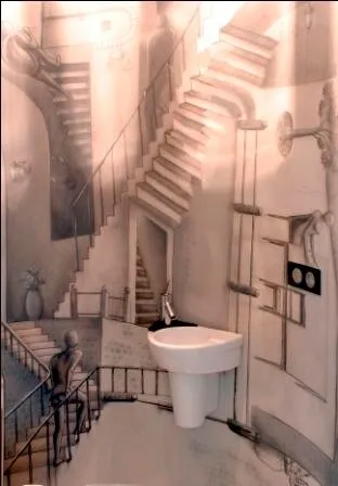 Интерьер ванной в модернизме смотреть на Basicdecor