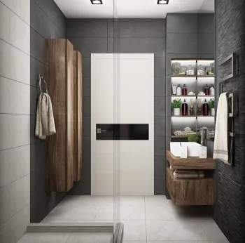 Интерьер ванной и прихожей в современном стиле смотреть на Basicdecor
