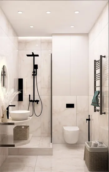 Интерьер ванной  смотреть на Basicdecor