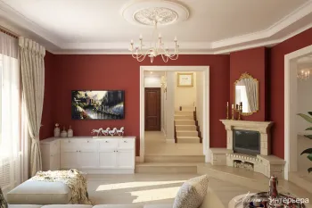 Интерьер гостиной в классическом стиле смотреть на Basicdecor