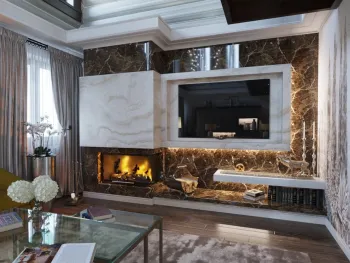 Интерьер гостиной  смотреть на Basicdecor