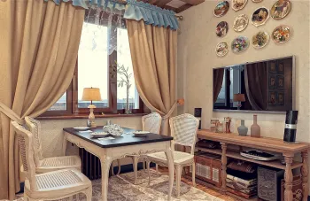 Интерьер с окном в стиле кантри и средиземноморском смотреть на Basicdecor