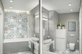 Интерьер ванной  смотреть на Basicdecor