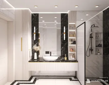 Интерьер ванной  смотреть на Basicdecor