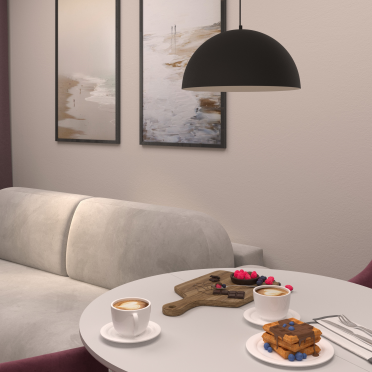 Интерьер cветильниками над столом  смотреть на Basicdecor