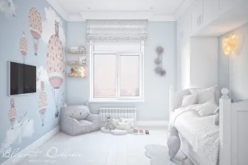Интерьер детской в скандинавском стиле смотреть на Basicdecor