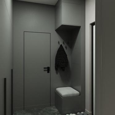 Интерьер прихожей с проходной  смотреть на Basicdecor