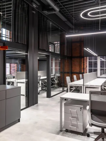 Интерьер офиса с ресепшном  смотреть на Basicdecor