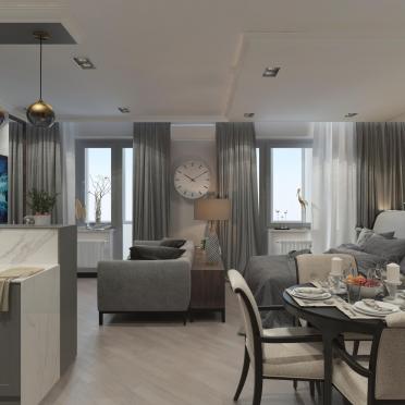 Интерьер гостиной  смотреть на Basicdecor