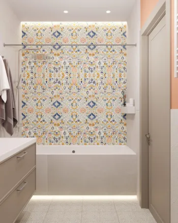 Интерьер ванной  смотреть на Basicdecor