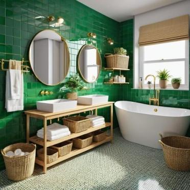 Интерьер ванной  смотреть на Basicdecor