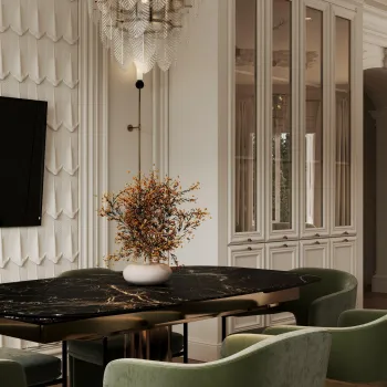 Интерьер столовой  смотреть на Basicdecor