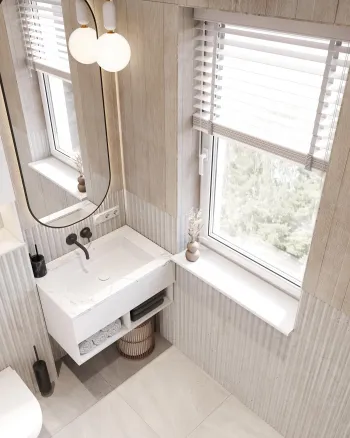 Интерьер ванной  смотреть на Basicdecor