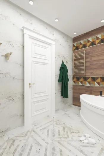 Интерьер ванной в неоклассике смотреть на Basicdecor