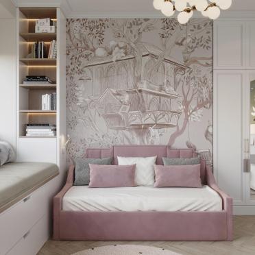Интерьер детской с для девочки  смотреть на Basicdecor