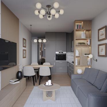 Интерьер гостиной  смотреть на Basicdecor