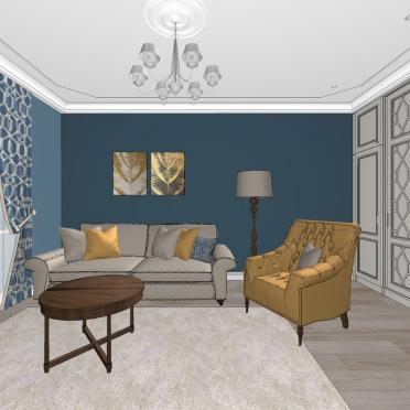 Интерьер гостиной в неоклассике смотреть на Basicdecor