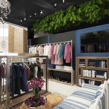 Интерьер гардеробной с проходной  смотреть на Basicdecor