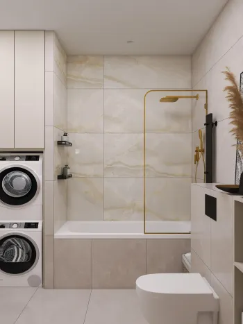 Интерьер ванной  смотреть на Basicdecor