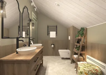 Интерьер ванной  смотреть на Basicdecor
