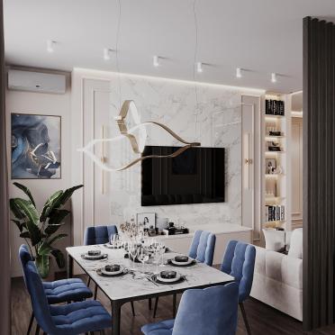 Интерьер гостиной  смотреть на Basicdecor