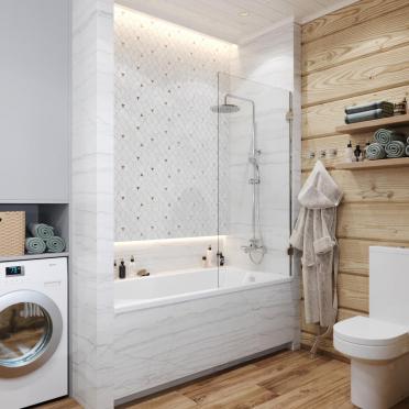 Интерьер ванной  смотреть на Basicdecor