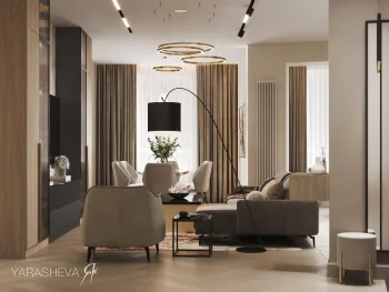 Интерьер гостиной  смотреть на Basicdecor