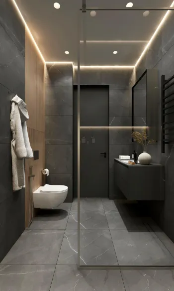 Интерьер ванной  смотреть на Basicdecor