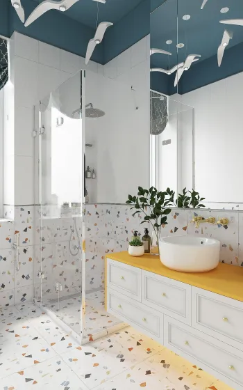 Интерьер ванной  смотреть на Basicdecor