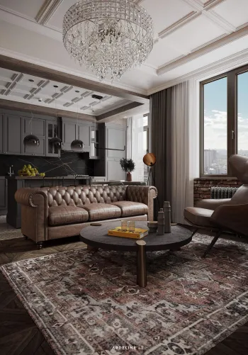 Интерьер гостиной  смотреть на Basicdecor