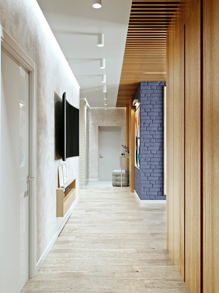 Интерьер коридора в современном стиле