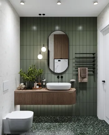Интерьер ванной  смотреть на Basicdecor