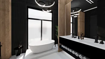 Интерьер ванной  смотреть на Basicdecor
