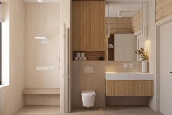 Интерьер ванной  смотреть на Basicdecor