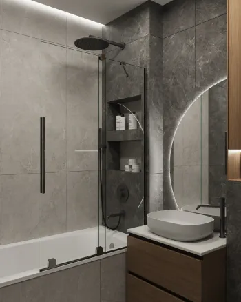 Интерьер ванной  смотреть на Basicdecor
