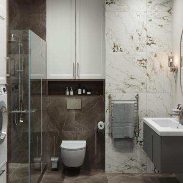 Интерьер ванной  смотреть на Basicdecor