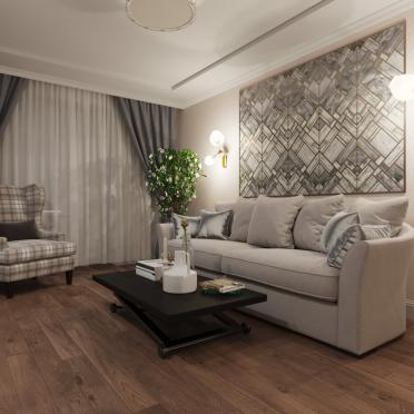 Интерьер гостиной в неоклассике смотреть на Basicdecor