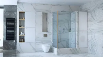 Интерьер ванной в современном стиле смотреть на Basicdecor