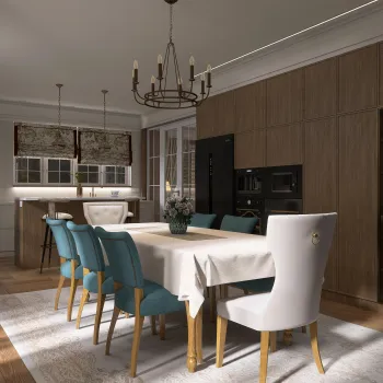 Интерьер столовой  смотреть на Basicdecor