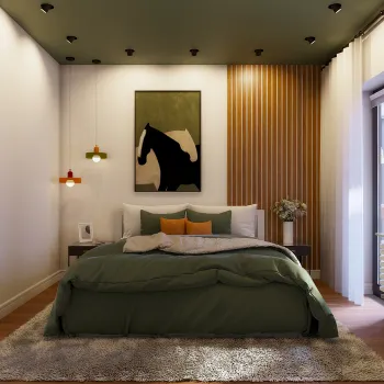 Интерьер спальни  смотреть на Basicdecor
